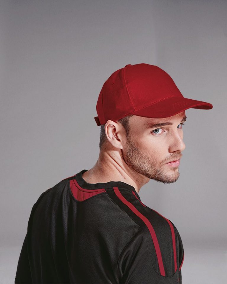 6 Panel Brushed Cotton Cap
