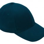 6 Panel Brushed Cotton Cap - Navy